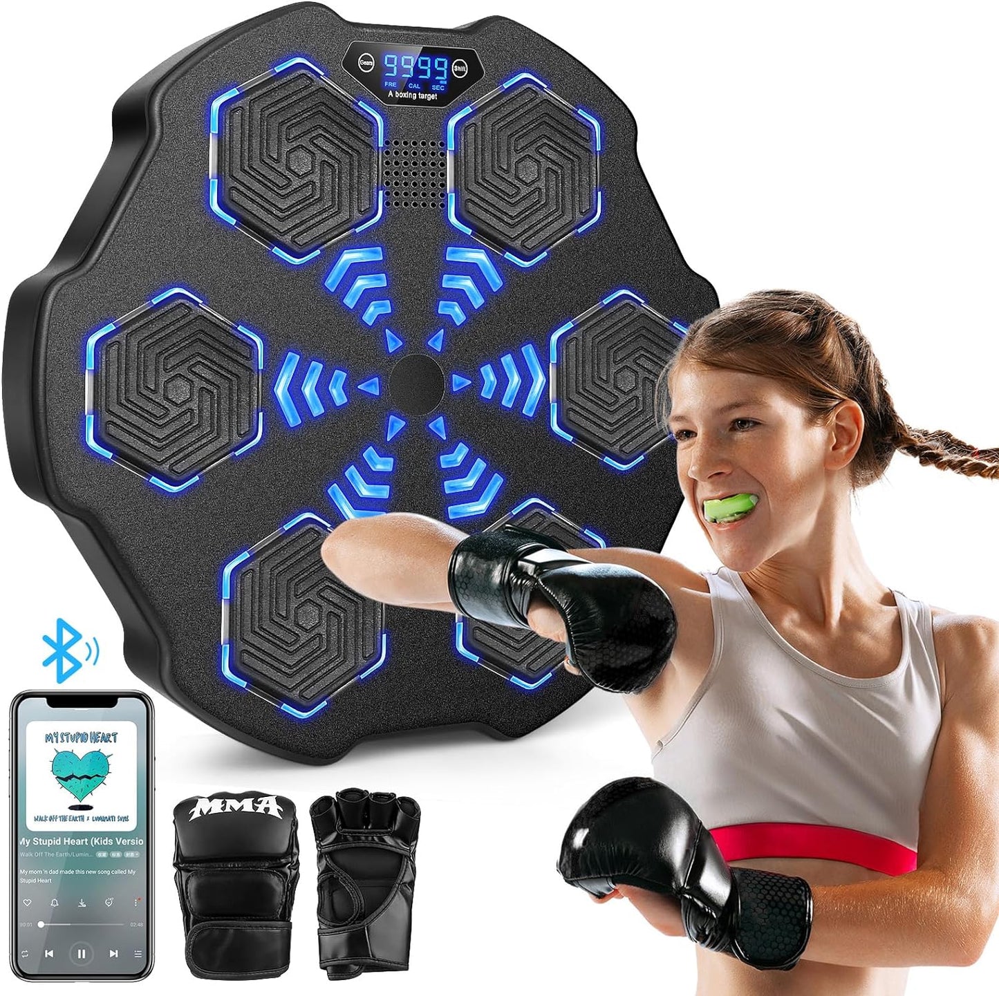 MÁQUINA DE BOXEO ANTIESTRÉS + GUANTES GRATIS