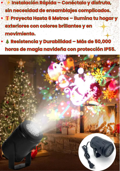 PROYECTOR NAVIDEÑO 3D EDICION 2024 ✨🎅🏼✅