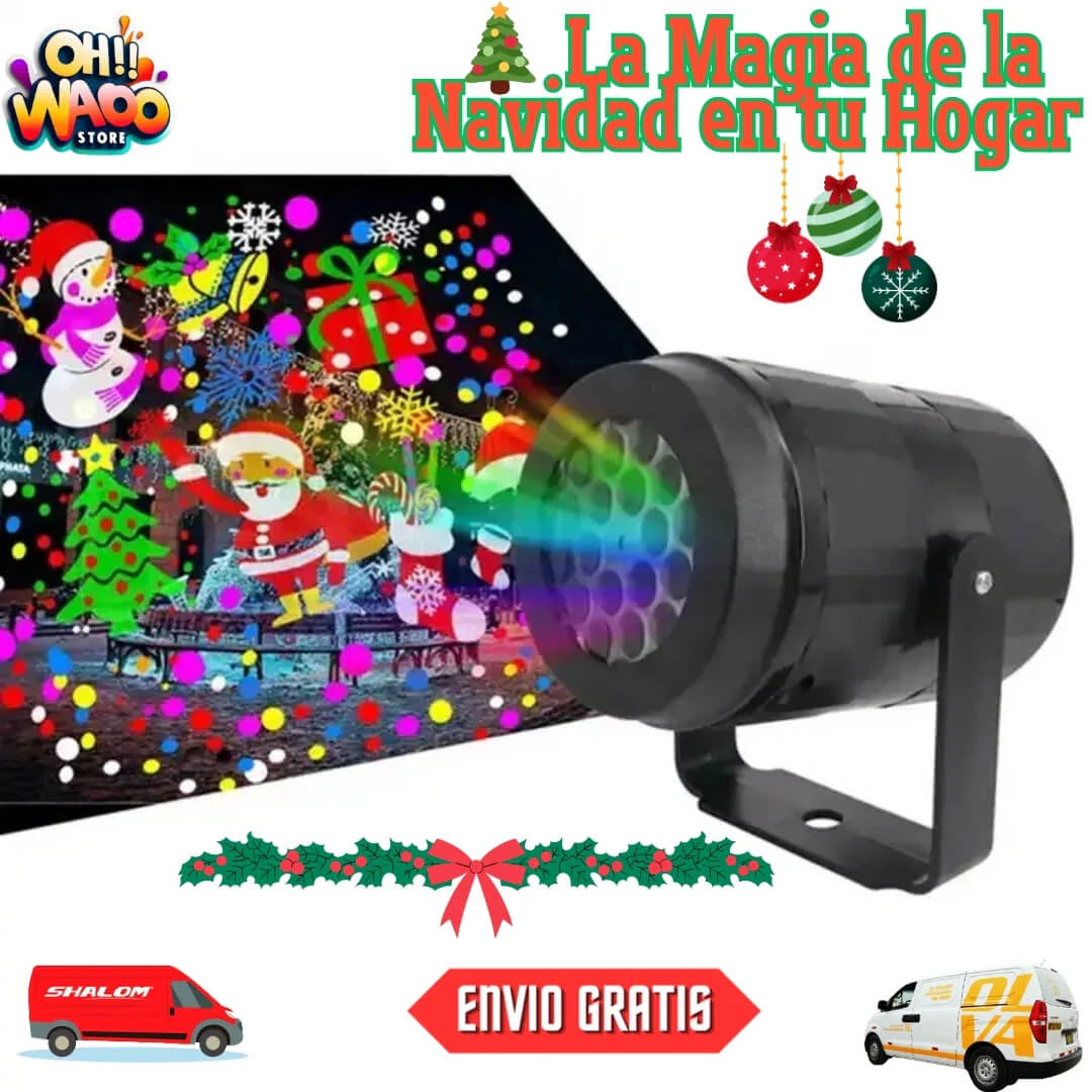 PROYECTOR NAVIDEÑO 3D EDICION 2024 ✨🎅🏼✅