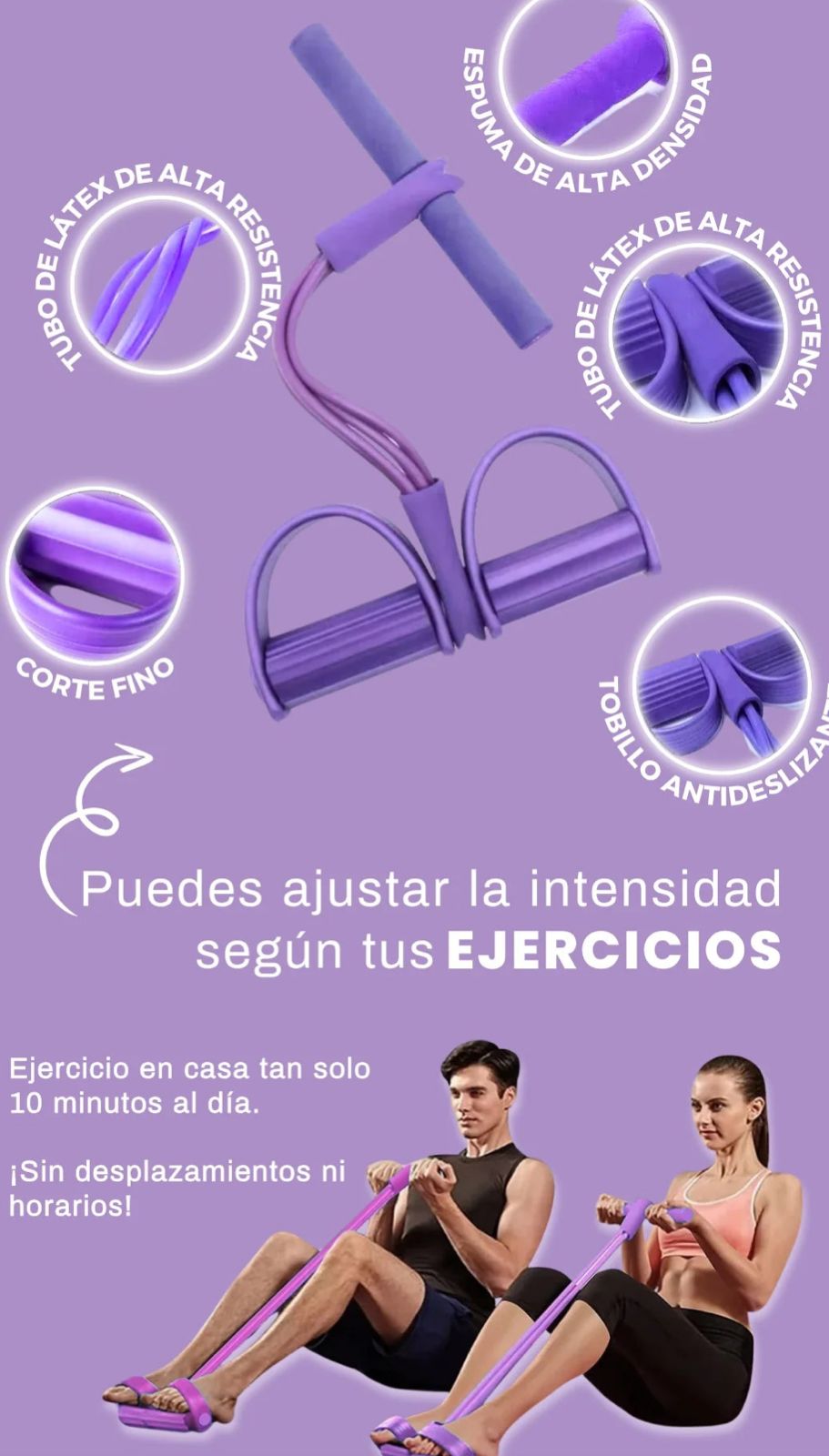 BANDA DE EJERCICIO CON PEDAL
