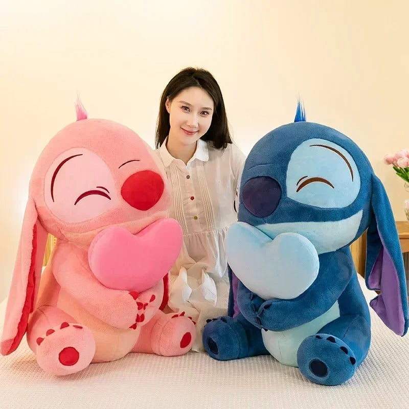 PELUCHE STICH CON CORAZON DE 60 CM 😍 ❤️