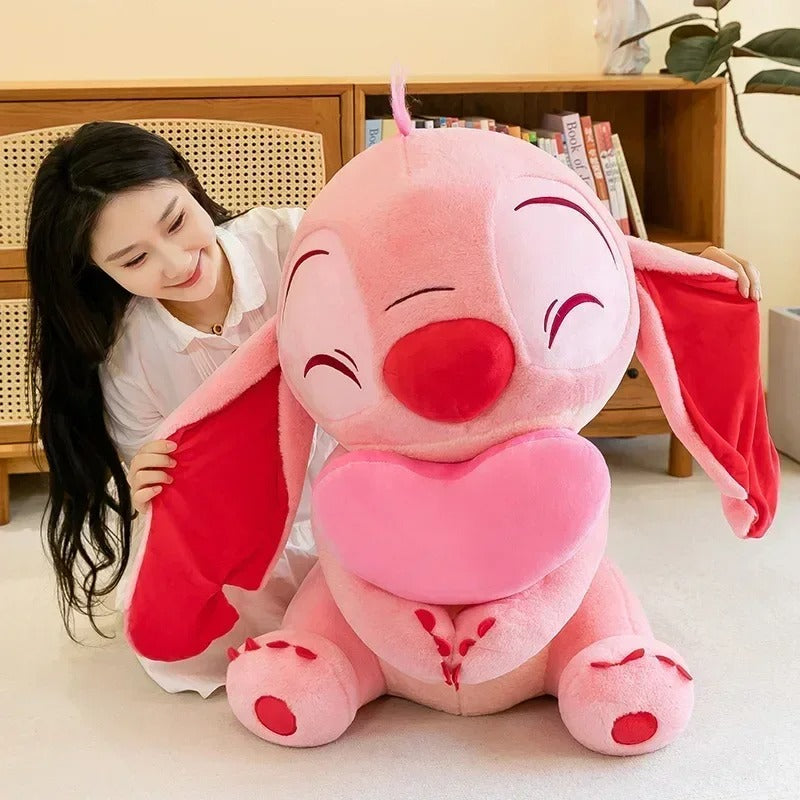 PELUCHE STICH CON CORAZON DE 60 CM 😍 ❤️