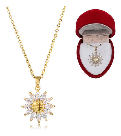 COLLAR GIRATORIO BAÑADO DE ORO EN COFRE  👑