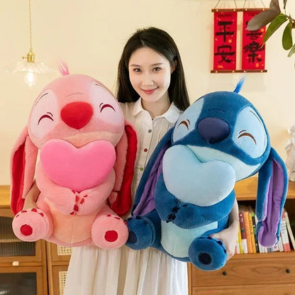PELUCHE STICH CON CORAZON DE 60 CM  😍 ❤️
